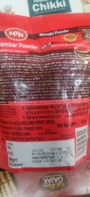Sambar Powder